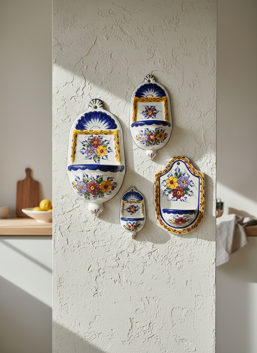 Wall Salt Box Portugal Flower (4 sizes)