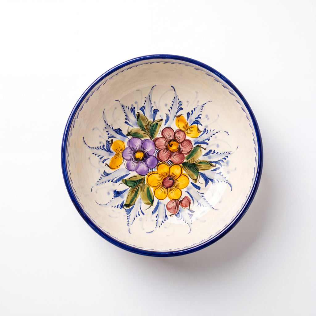 Large Bowl Portugal Flower 27 cm