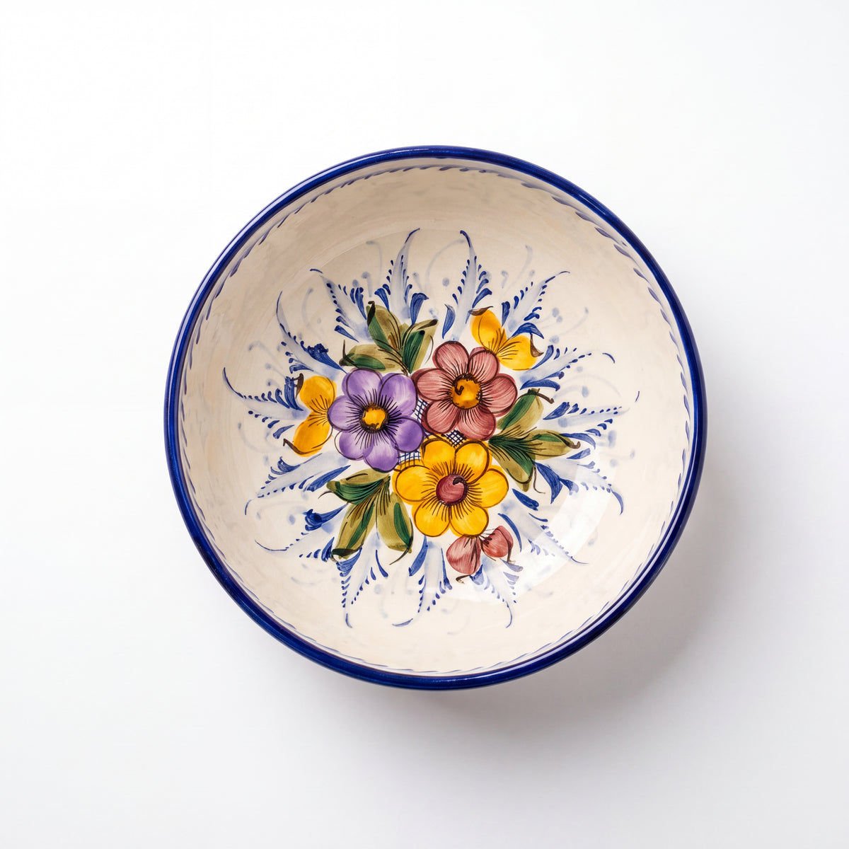 Large Bowl Portugal Flower 27 cm