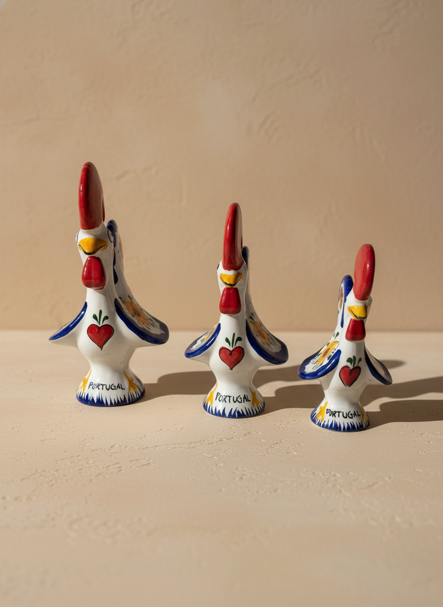 Barcelos Coq Portugal Fleur (3 tailles) 