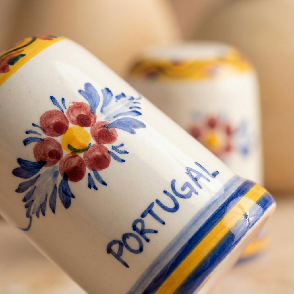 Ensemble sel et poivre Portugal Fleur 