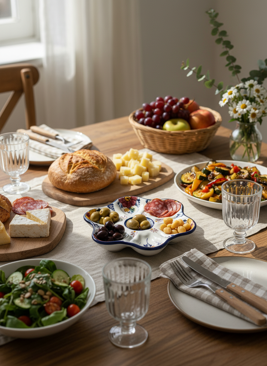 Assiette de tapas Portugal Fleur 