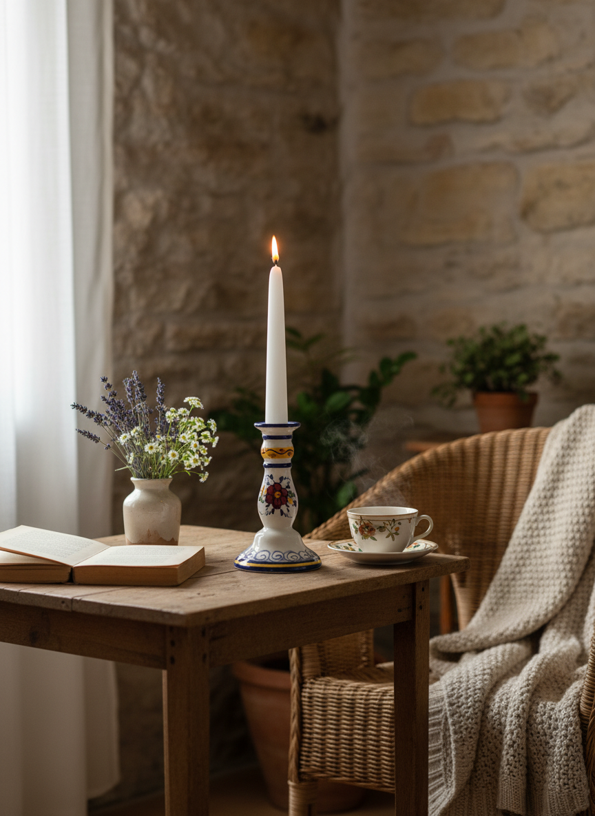 Candlestick Portugal Flower