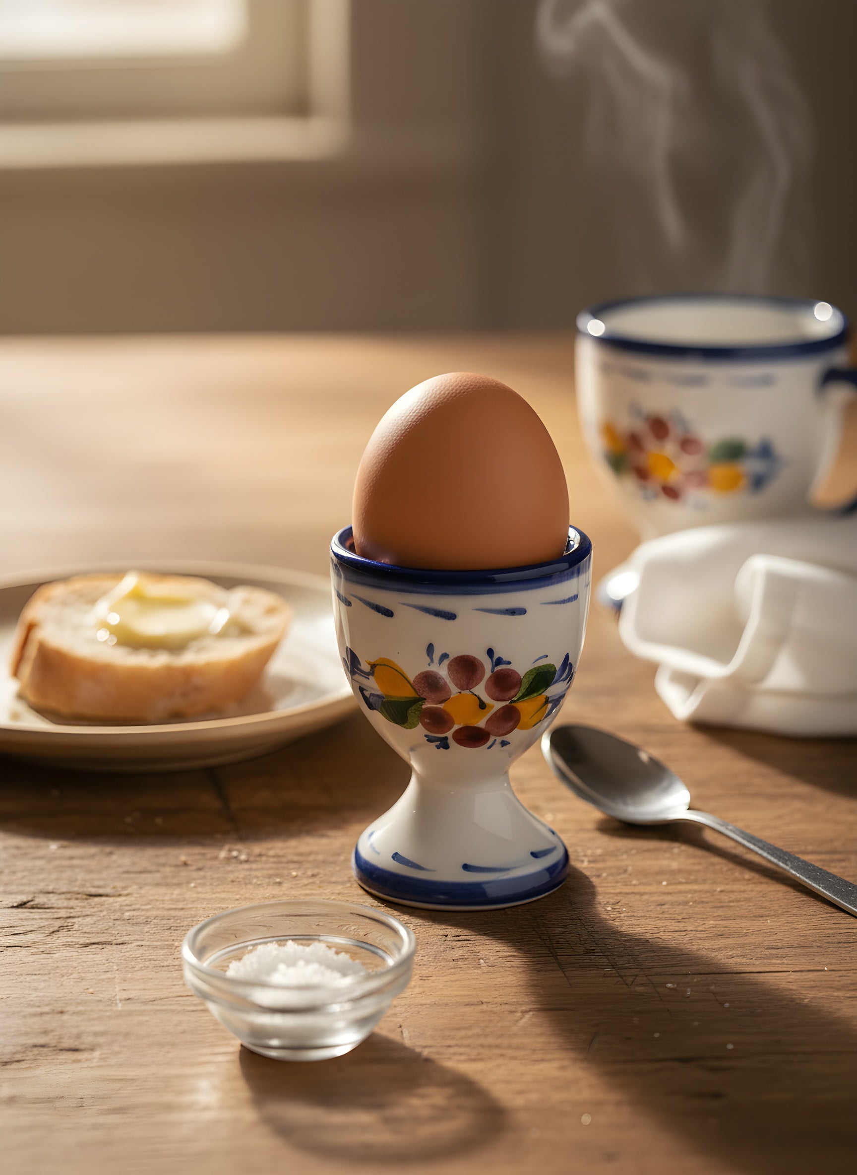Egg Cup Portugal Flower