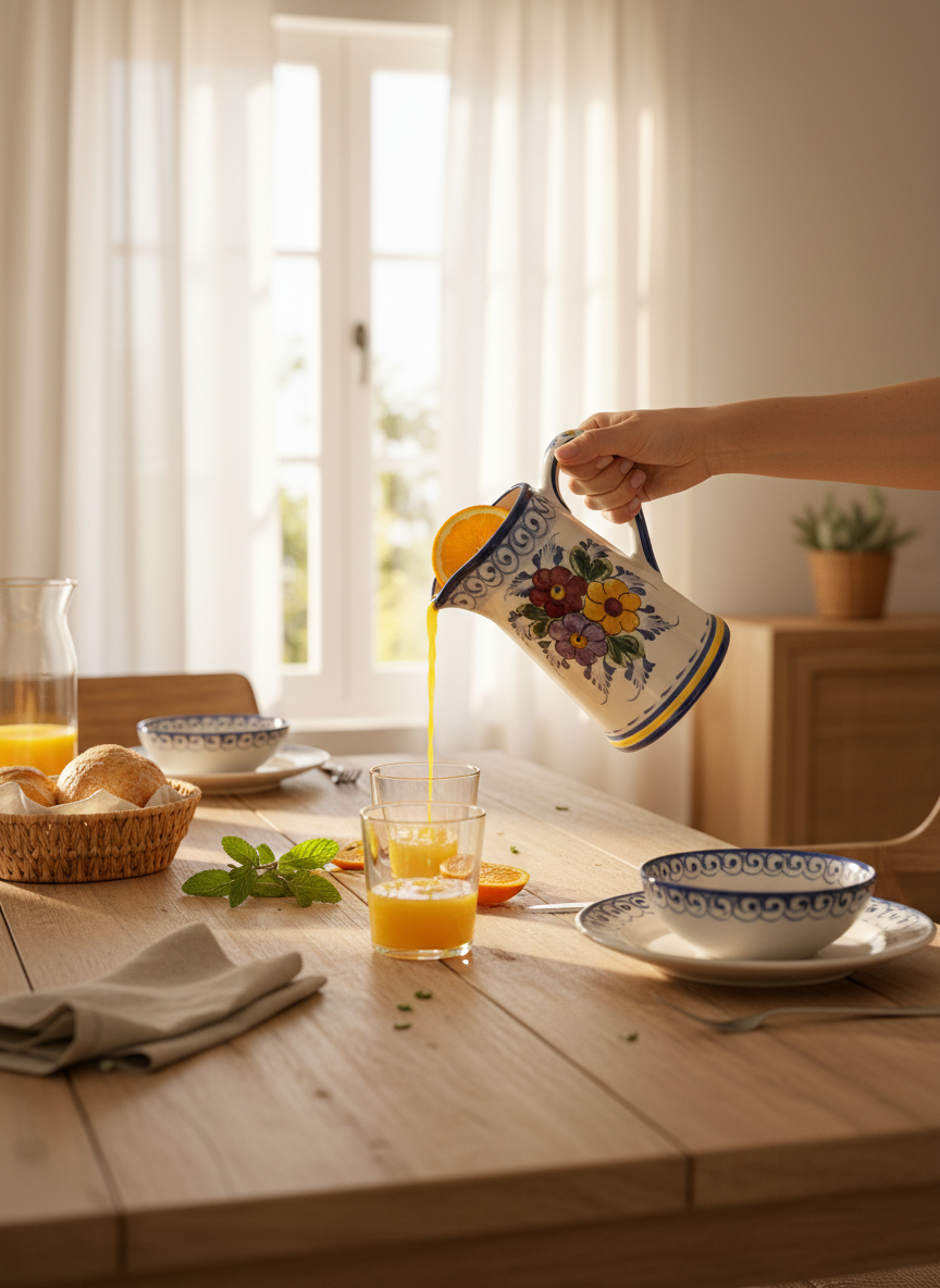 Pichet Portugal Fleur 15 cm 