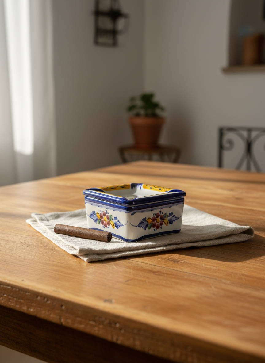 Cendrier Portugal Fleur 