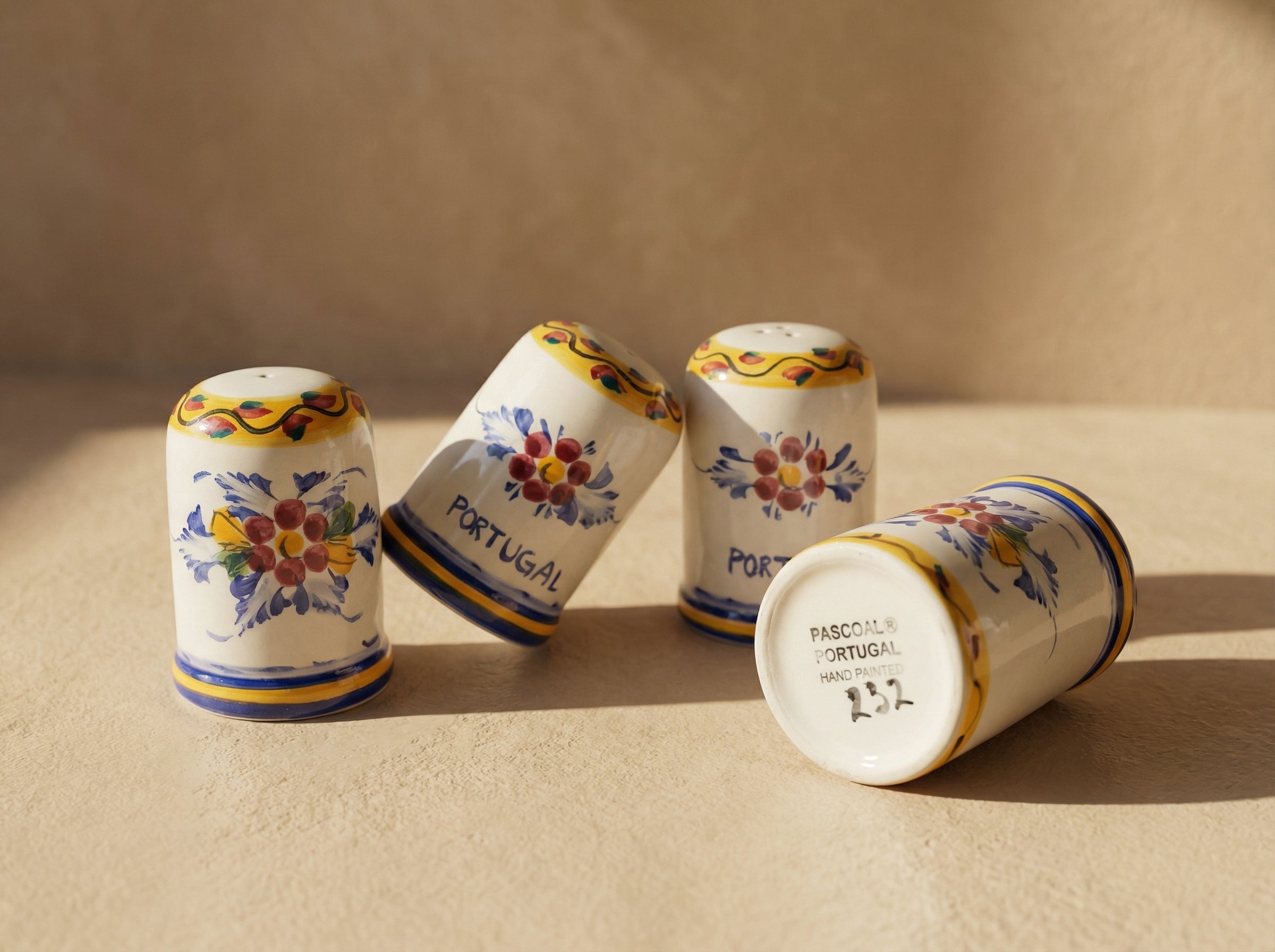 Ensemble sel et poivre Portugal Fleur 