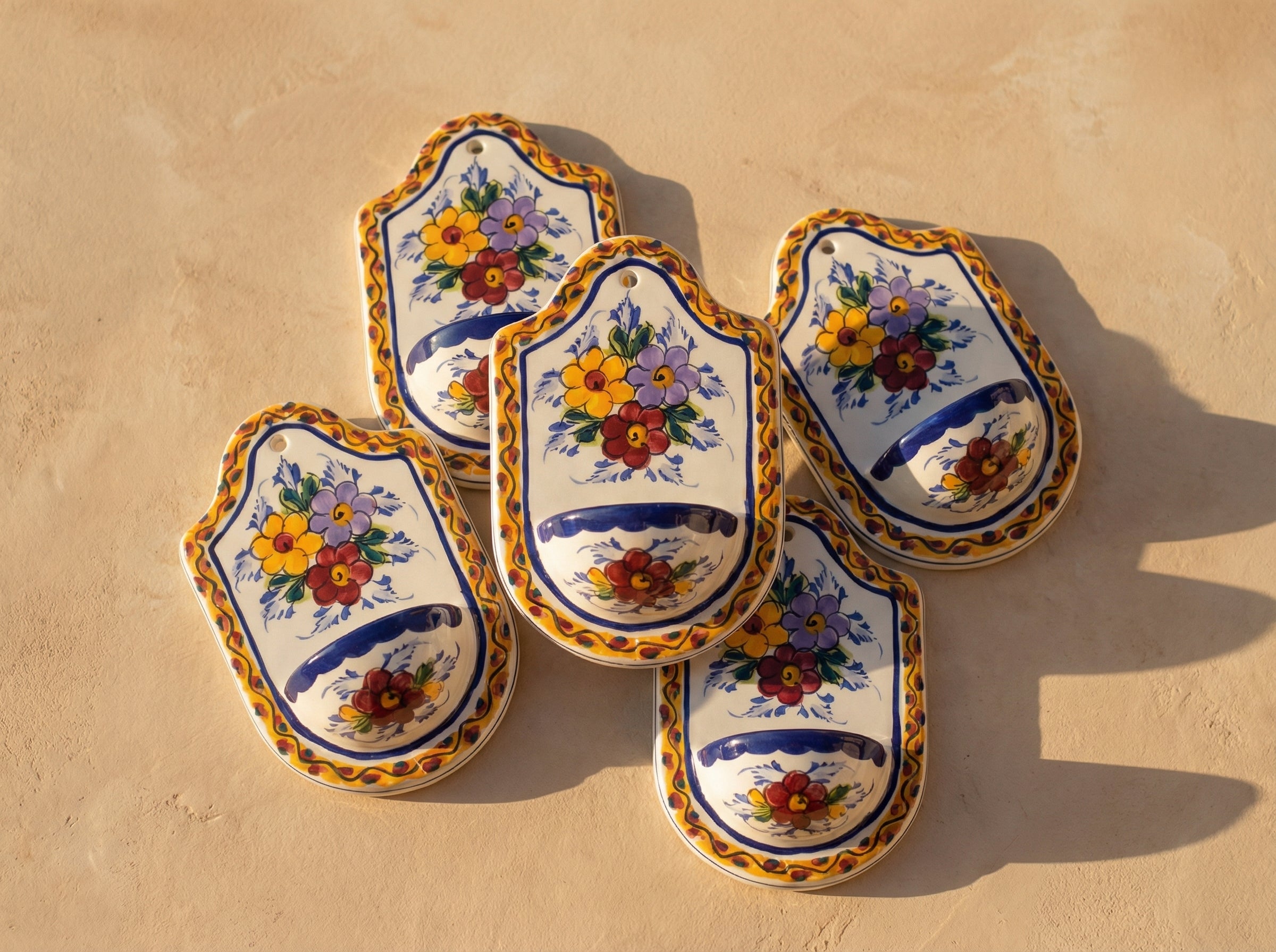 Wall Salt Box Portugal Flower (4 sizes)