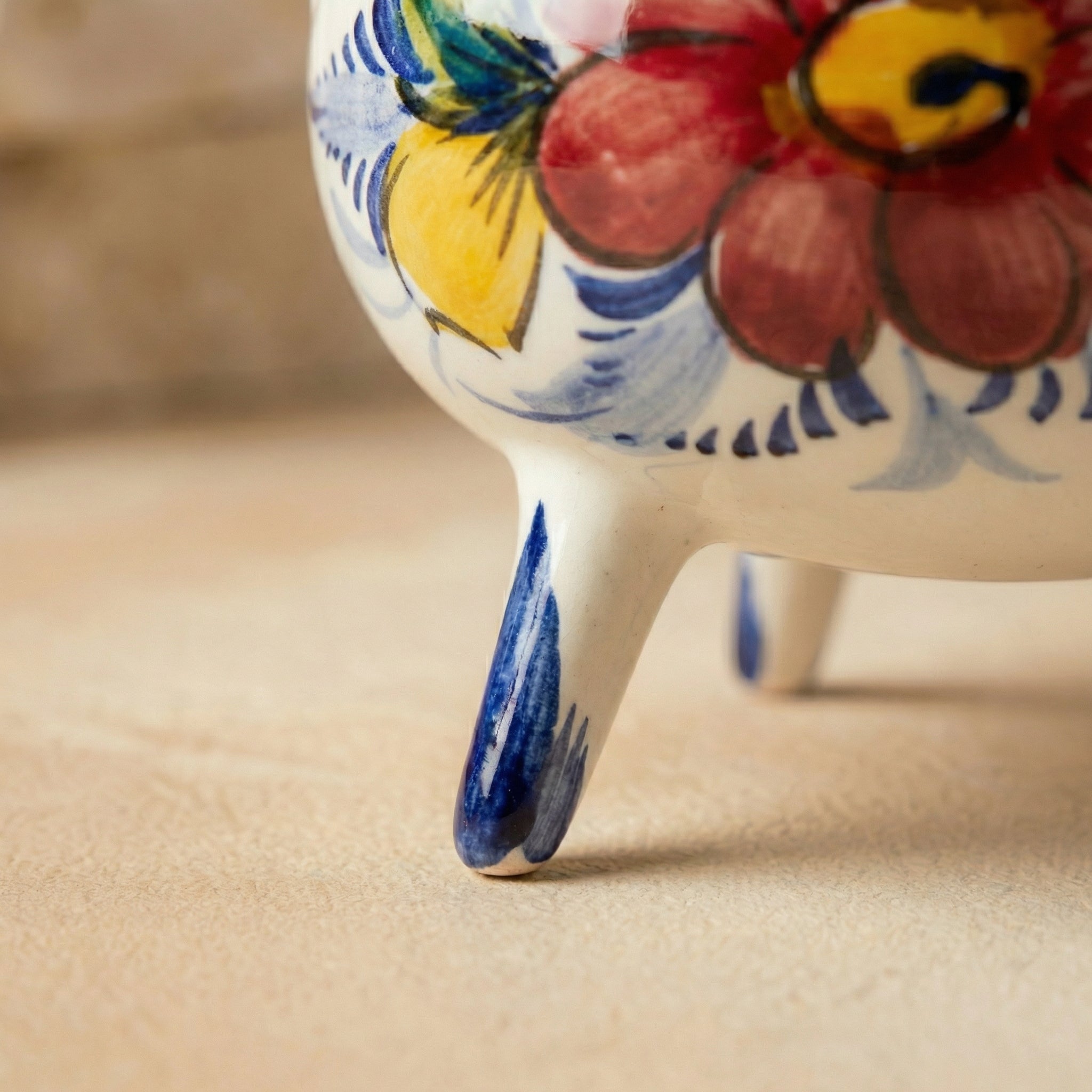 Bowl with Lid Portugal Flower