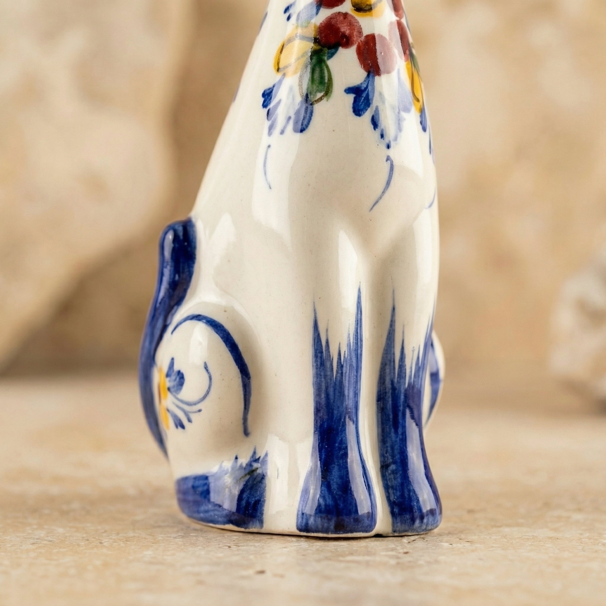 Figurine de chat Portugal Fleur 