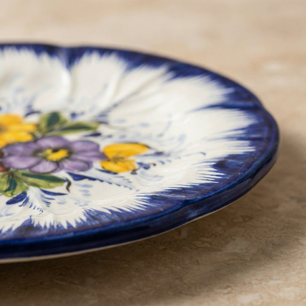 Dinner Plate Portugal Flower 26 cm