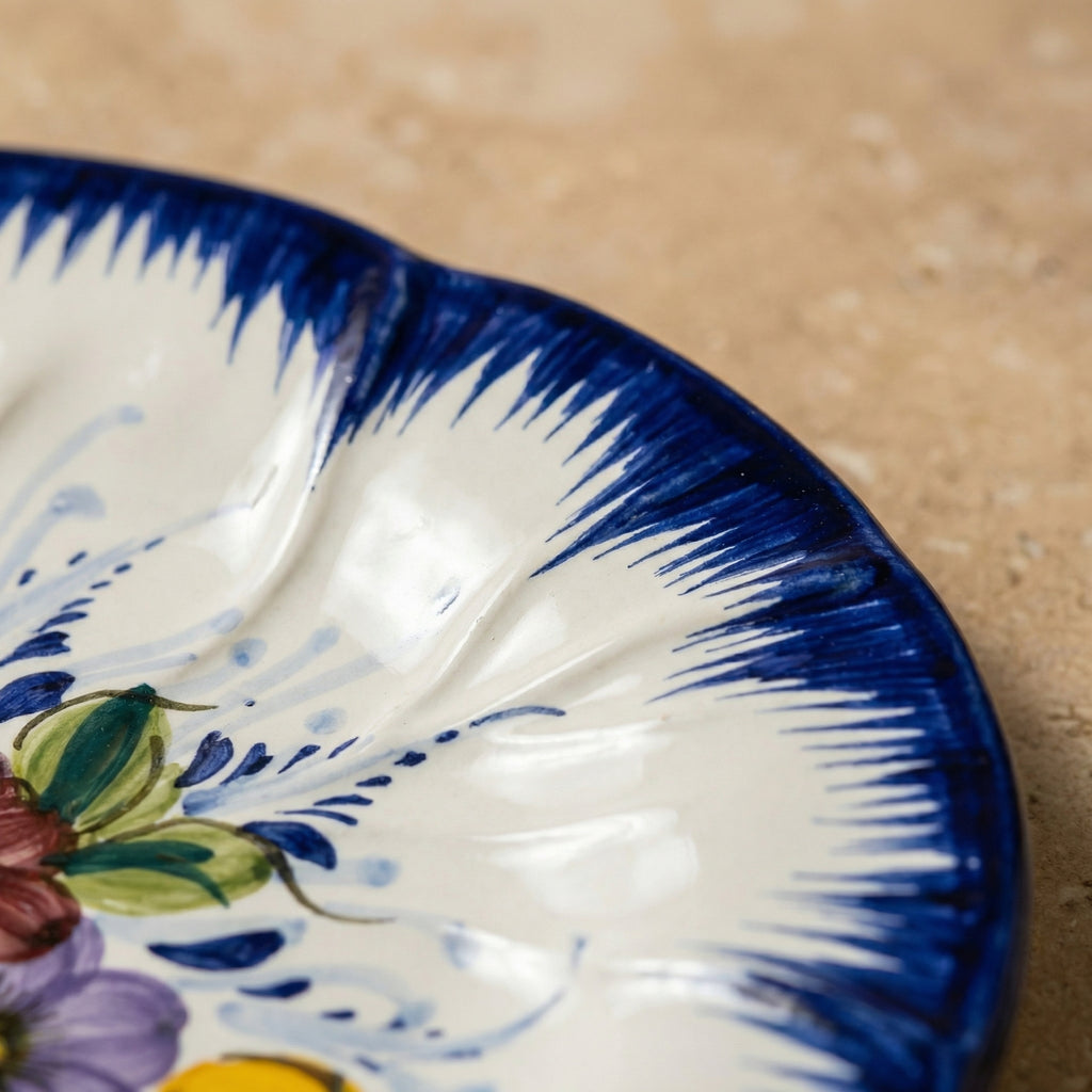 Dinner Plate Portugal Flower 26 cm