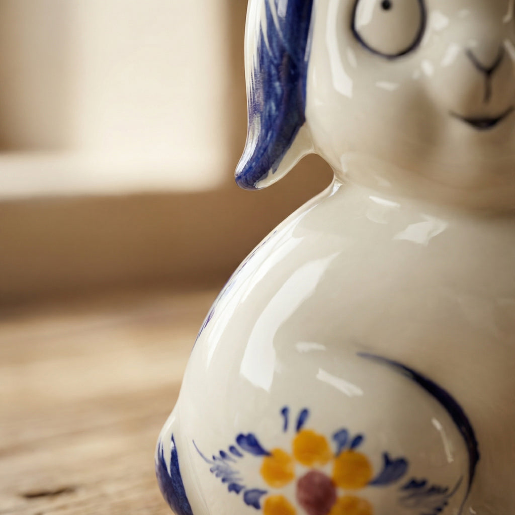 Figurine de chien Portugal Fleur