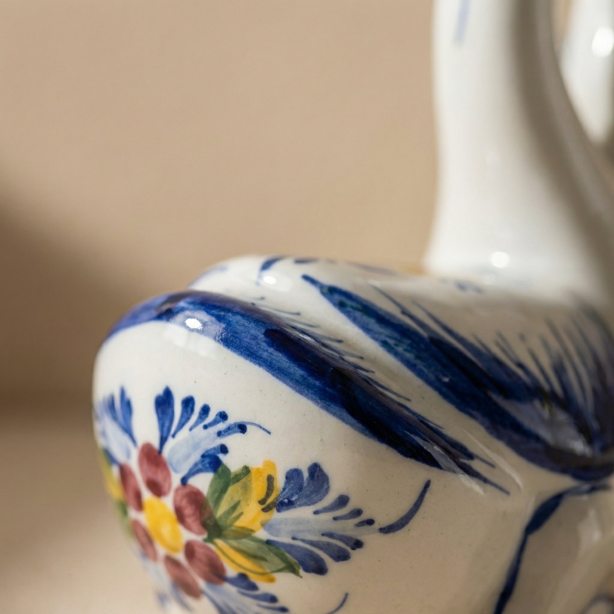 Figurine d'oie Portugal Fleur 