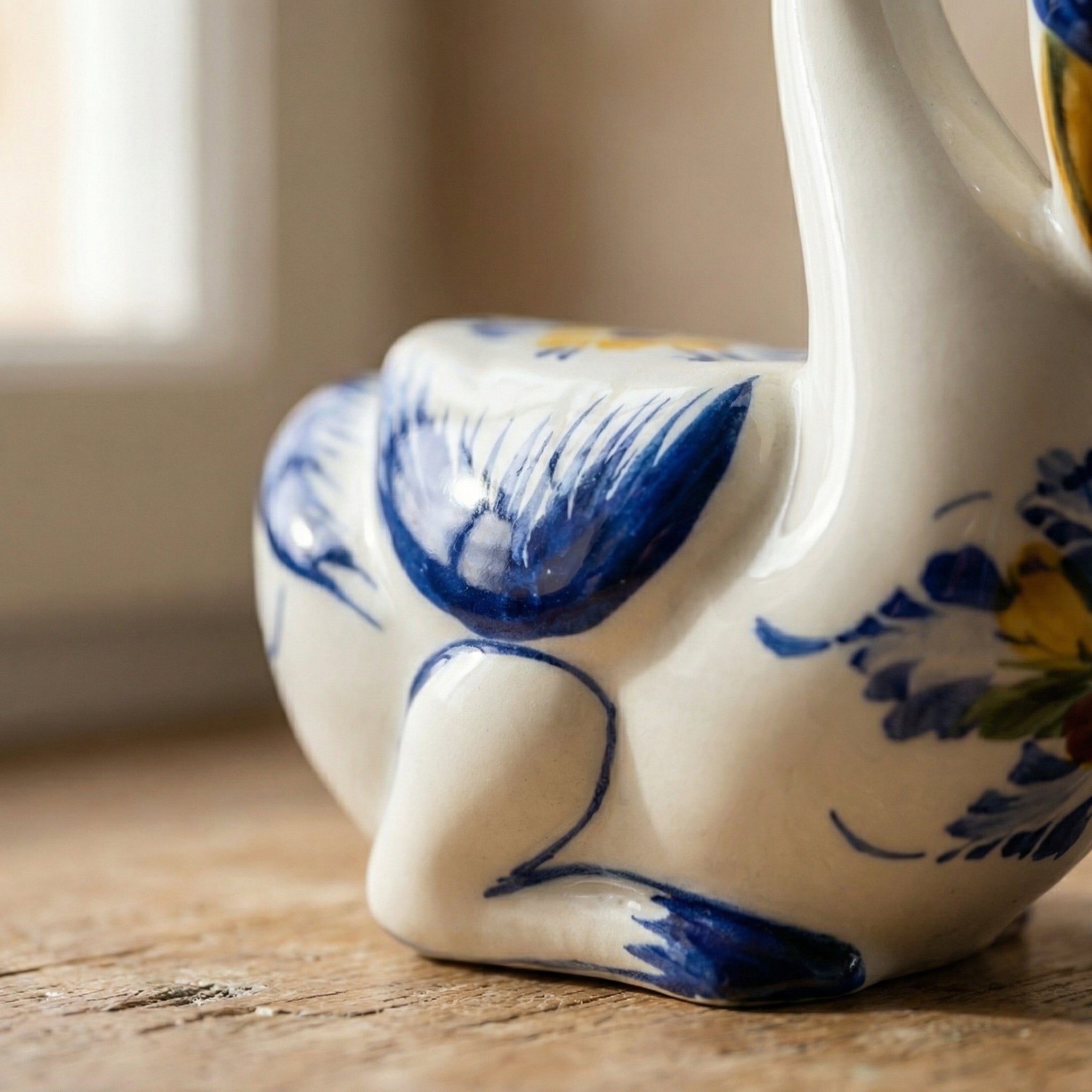 Figurine d'oie Portugal Fleur 