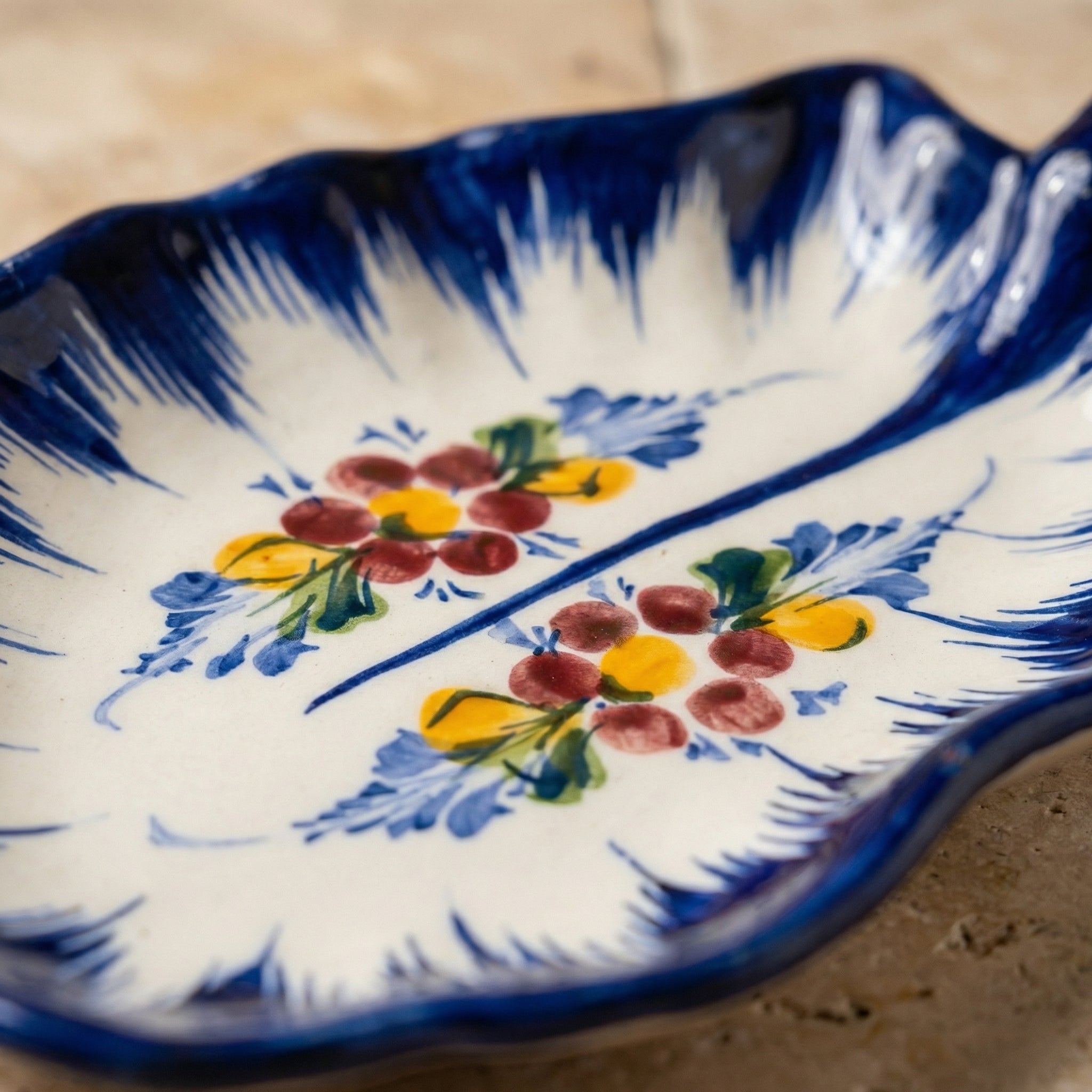 Leaf Dish Portugal Flower