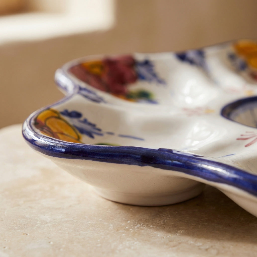 Assiette de tapas Portugal Fleur 