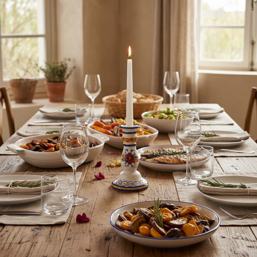 Candlestick Portugal Flower