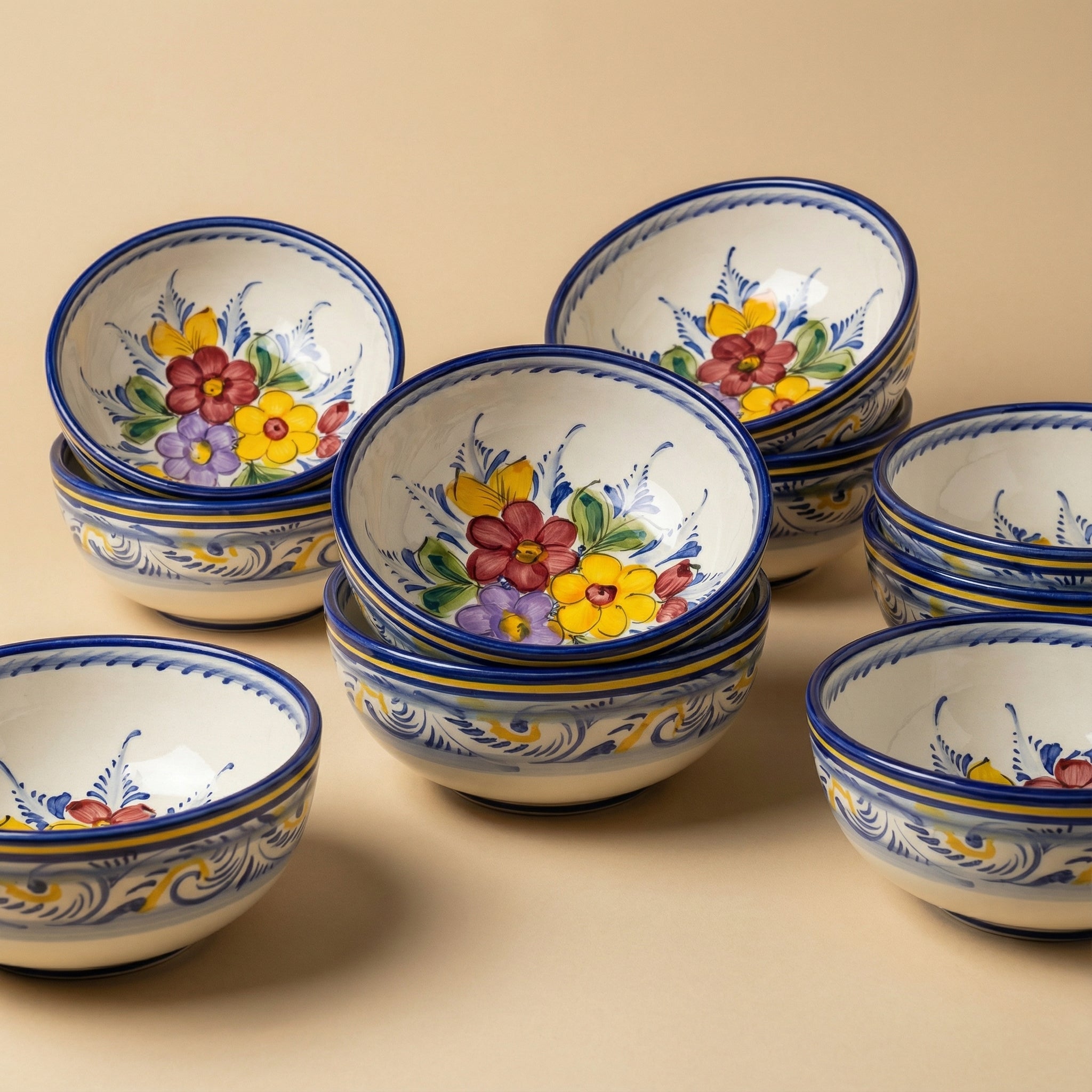 Medium Bowl Portugal Flower 17 cm