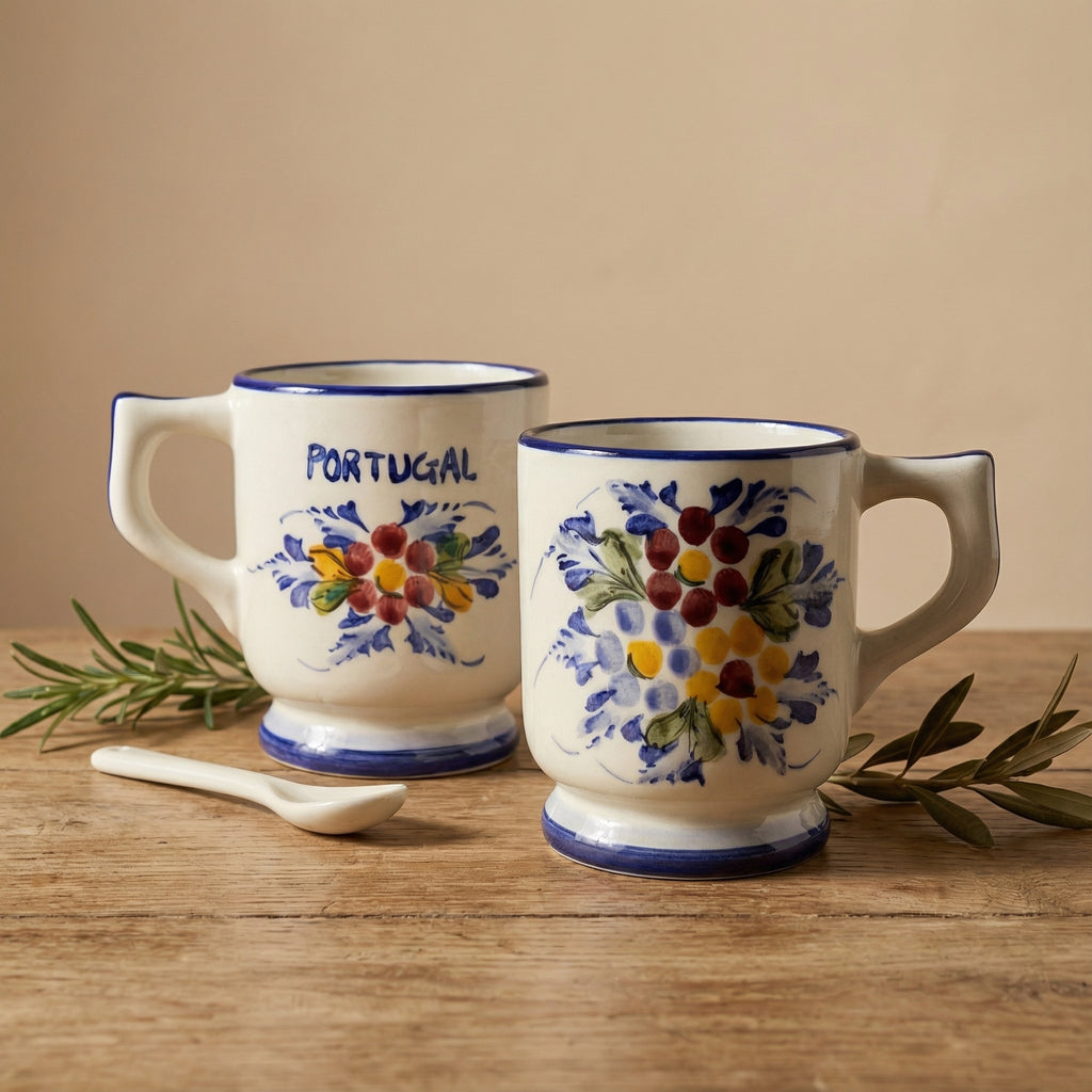Mug à café Portugal Fleur 