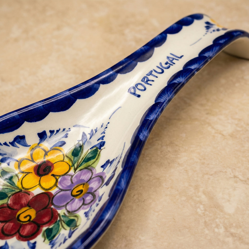 Repose-cuillère Portugal Fleur 