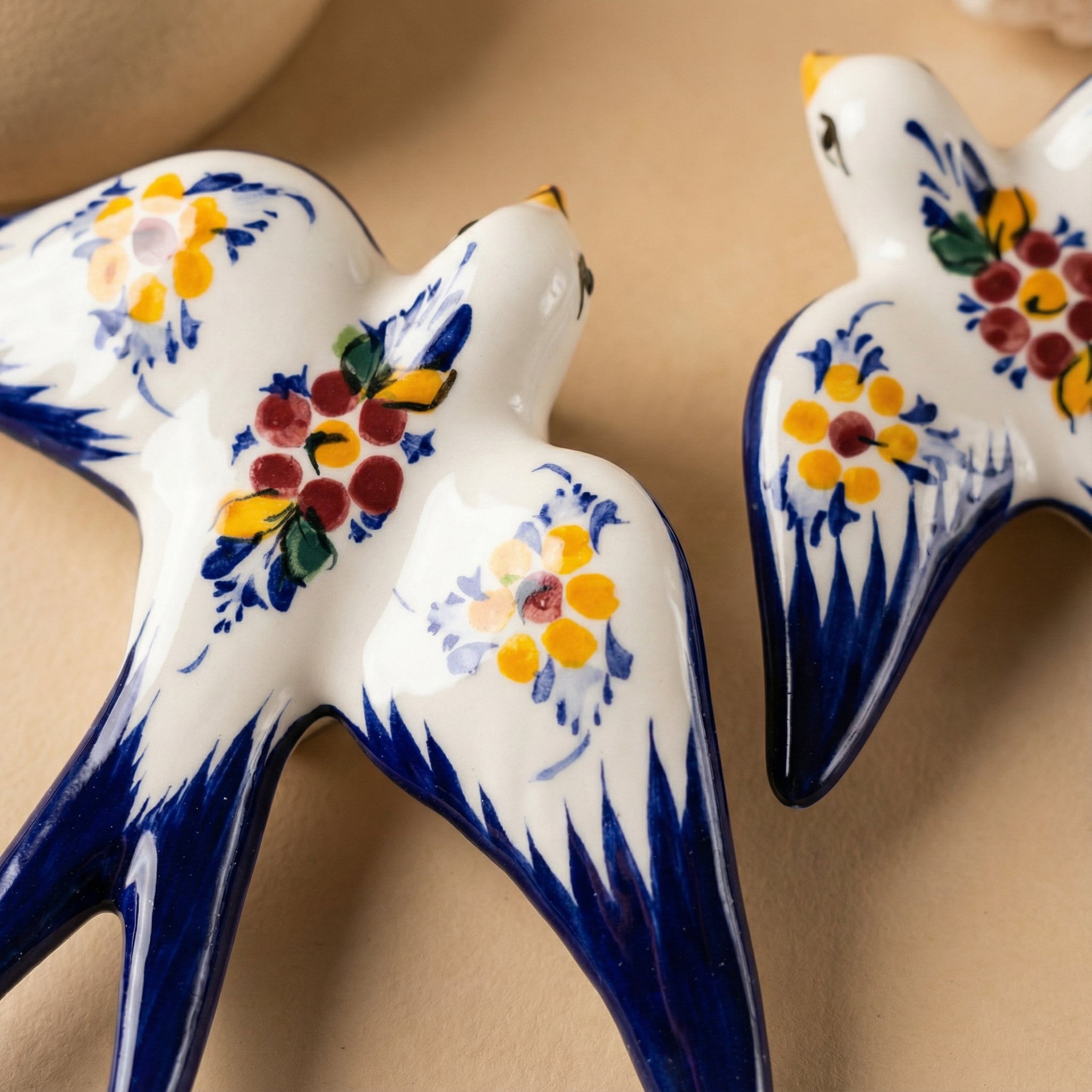 Décoration murale Hirondelle Portugal Fleur (2 tailles)