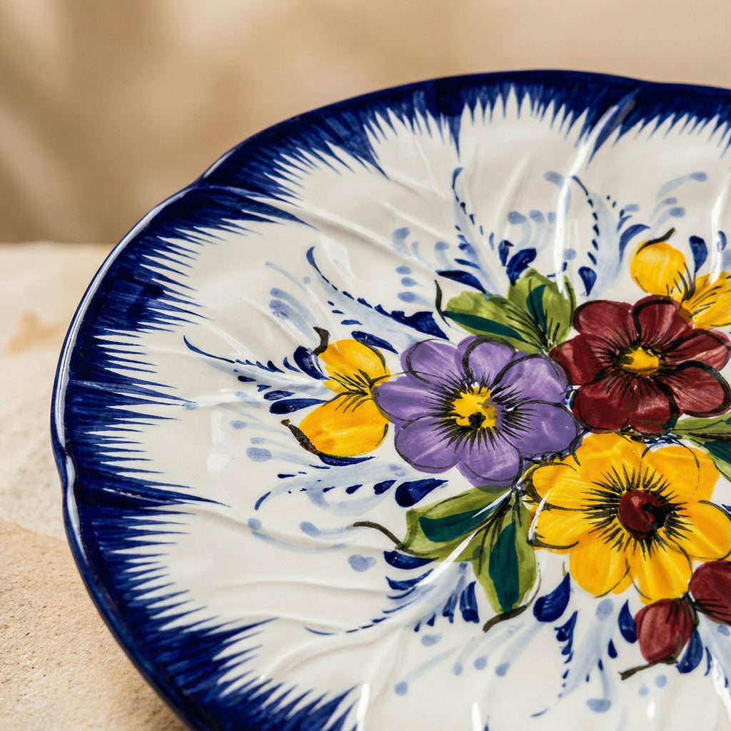 Dinner Plate Portugal Flower 26 cm