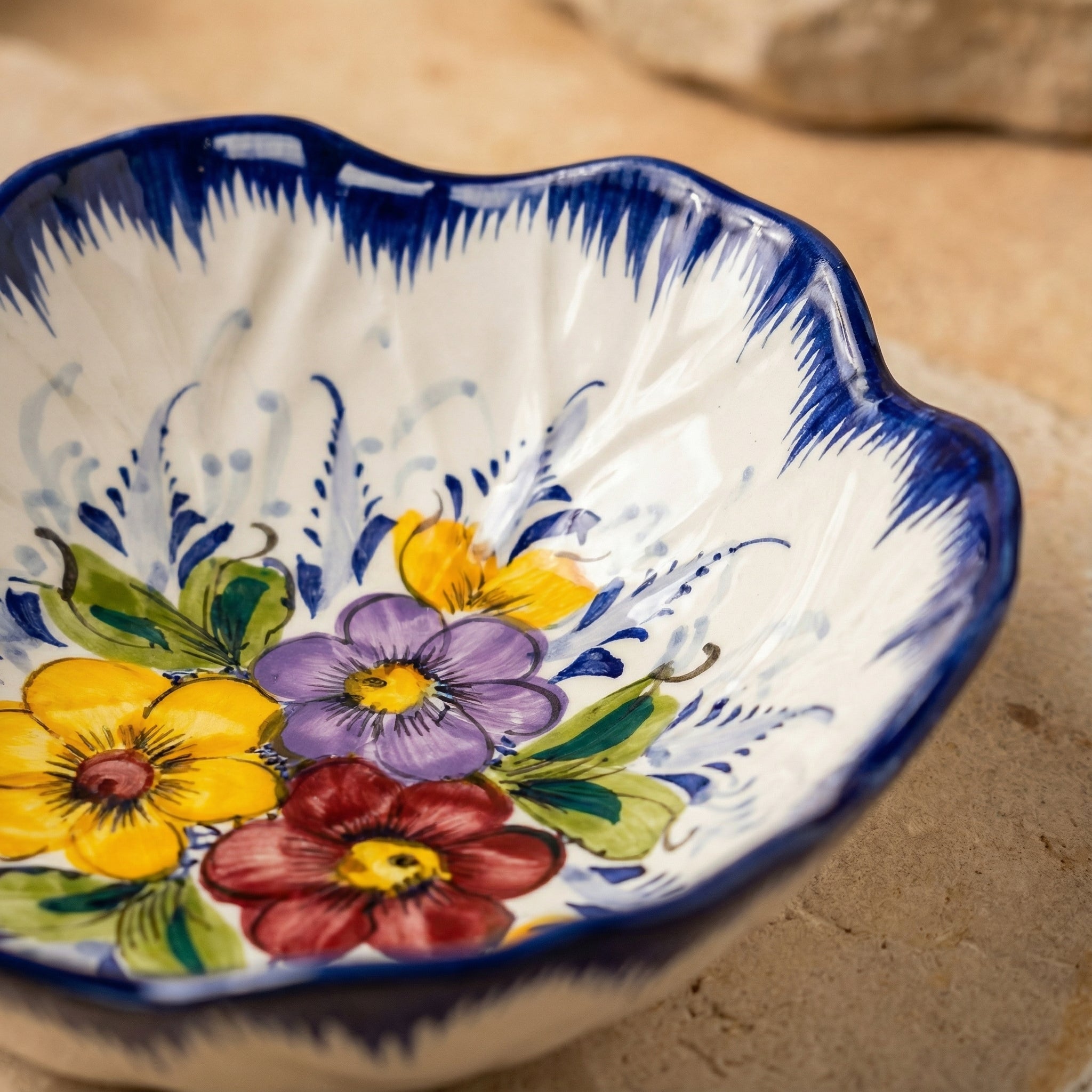 Salad Bowl Portugal Flower 26 cm