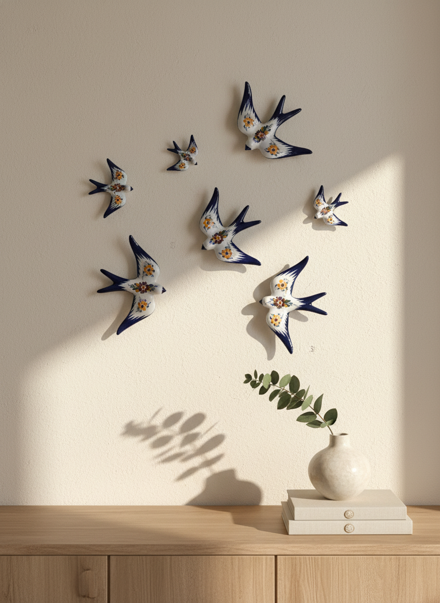Swallow Wall Decor Portugal Flower (2 sizes)