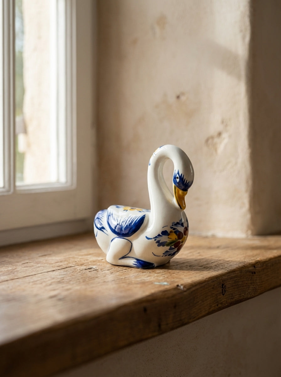 Figurine d'oie Portugal Fleur 