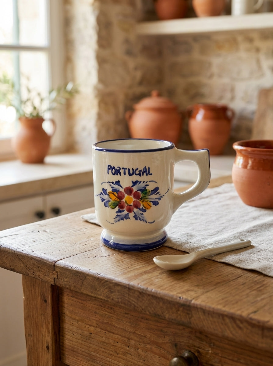 Mug à café Portugal Fleur 