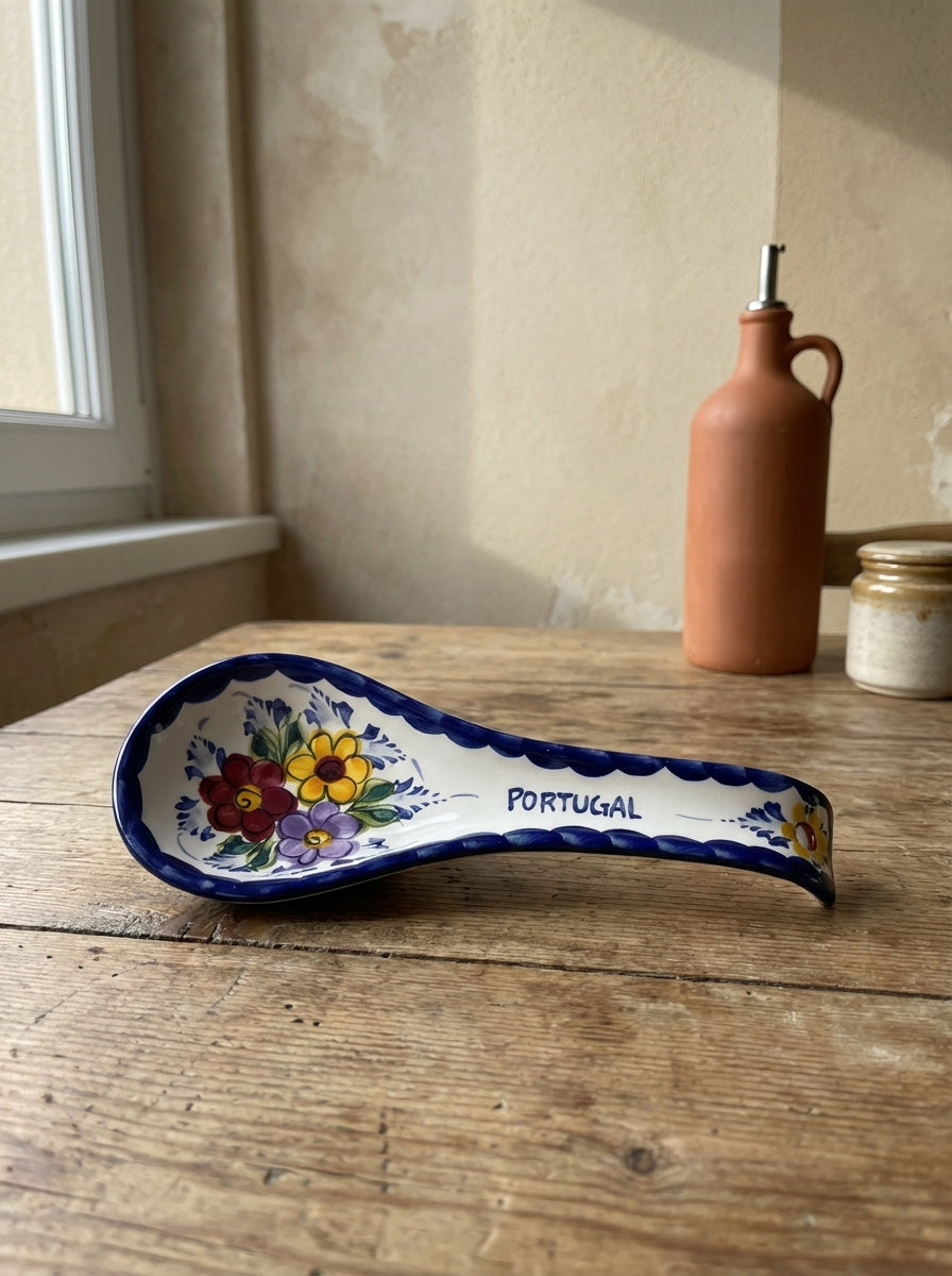 Repose-cuillère Portugal Fleur 