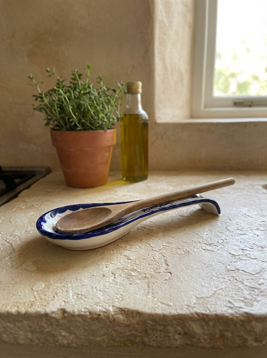 Repose-cuillère Portugal Fleur 