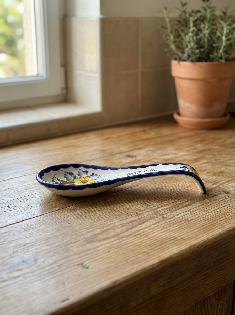 Repose-cuillère Portugal Fleur 