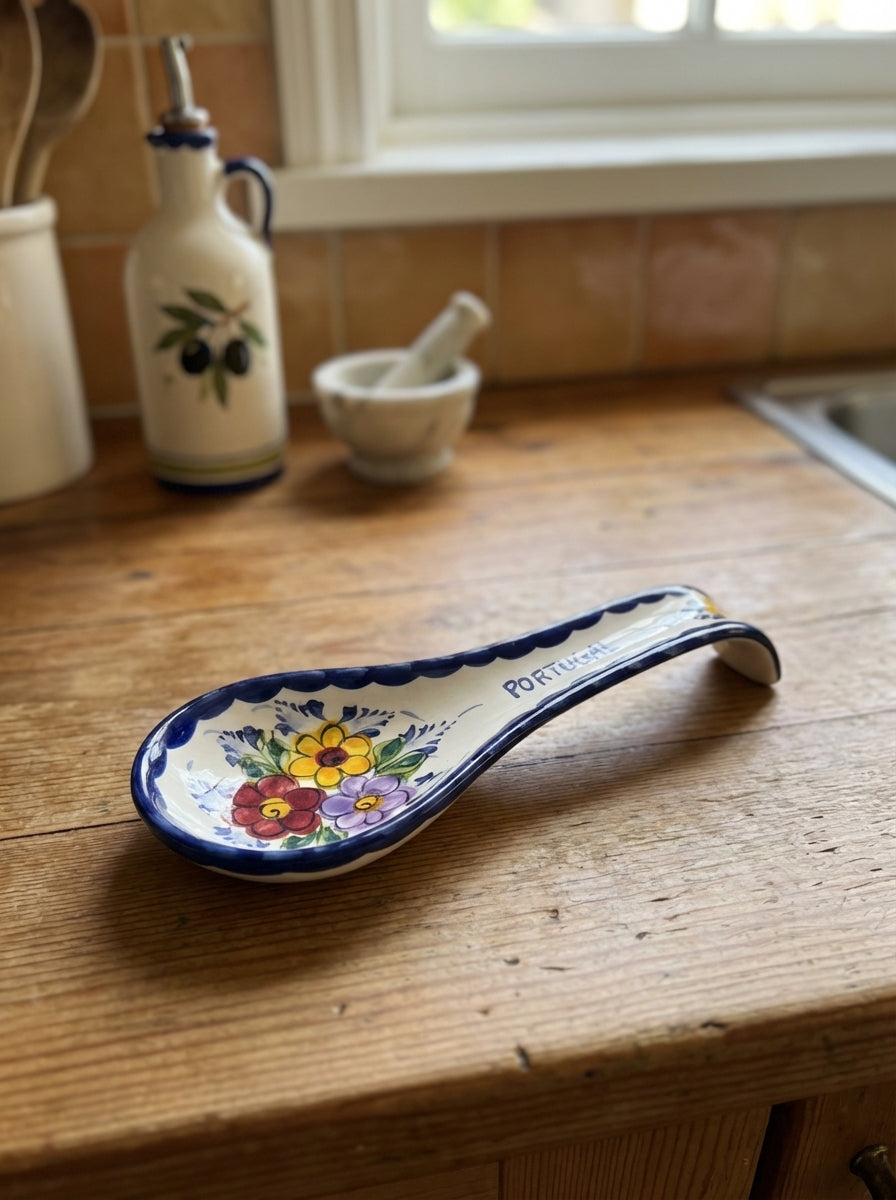 Spoon Rest Portugal Flower
