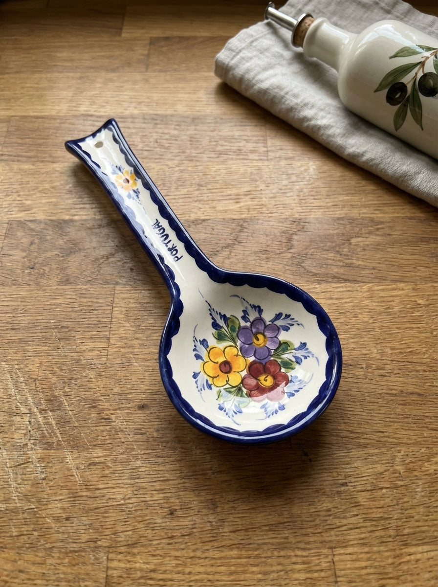 Spoon Rest Large Portugal Flower