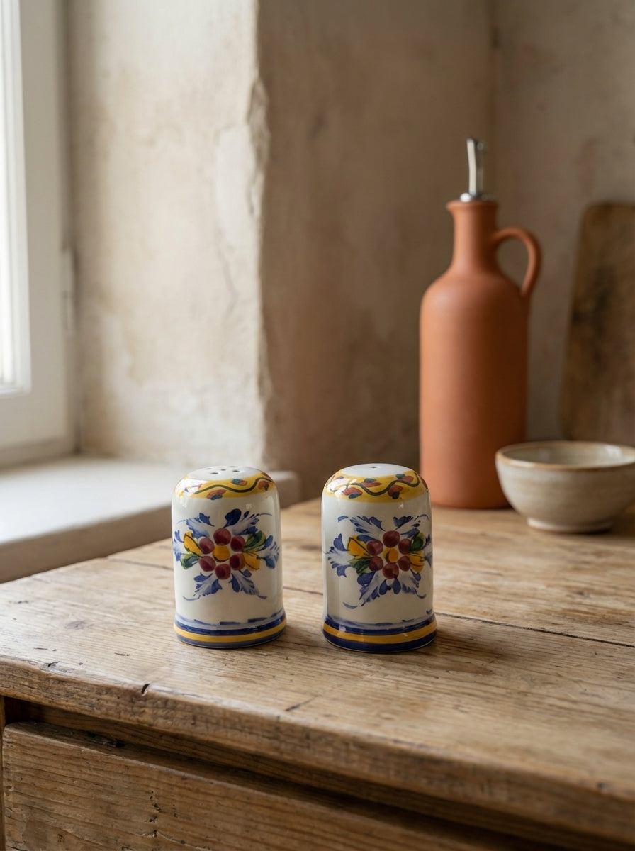 Salt & Pepper Set Portugal Flower