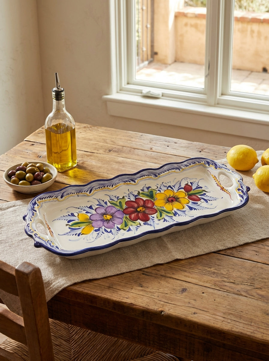 Serving Tray Portugal Flower (2 sizes)