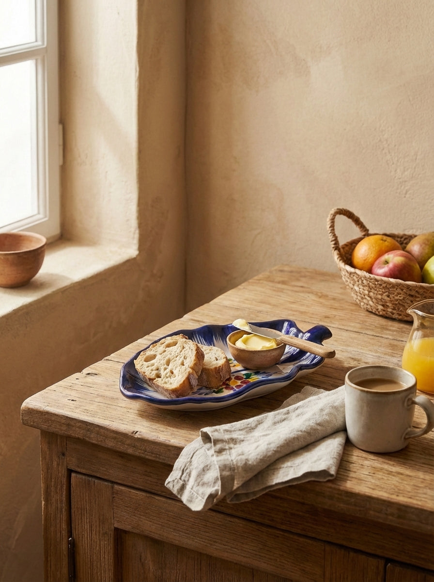 Feuille de plat Portugal Fleur