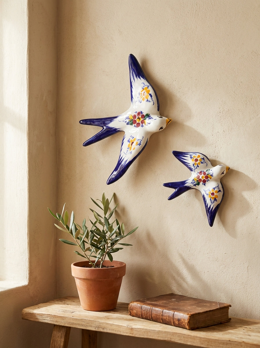Swallow Wall Decor Portugal Flower (2 sizes)