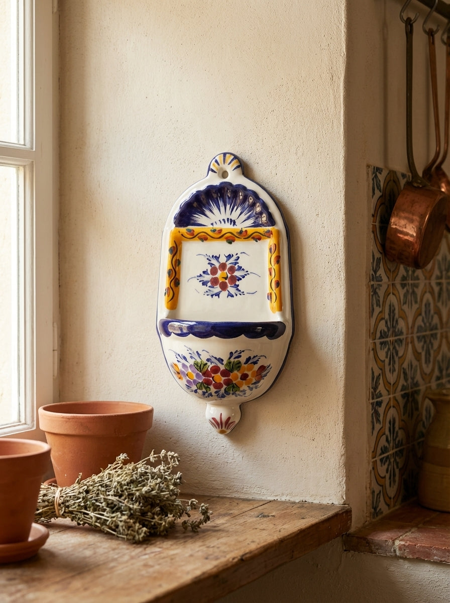 Wall Salt Box Portugal Flower (4 sizes)