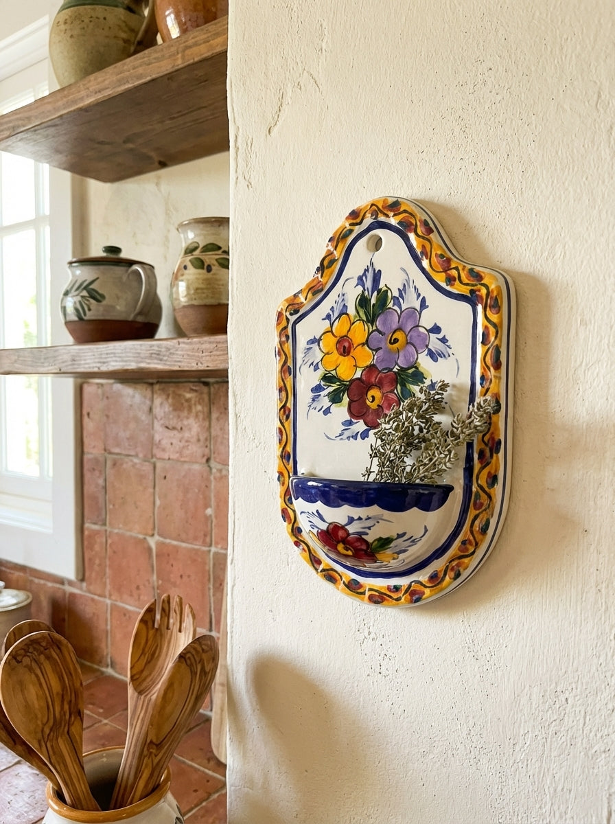 Wall Salt Box Portugal Flower (4 sizes)