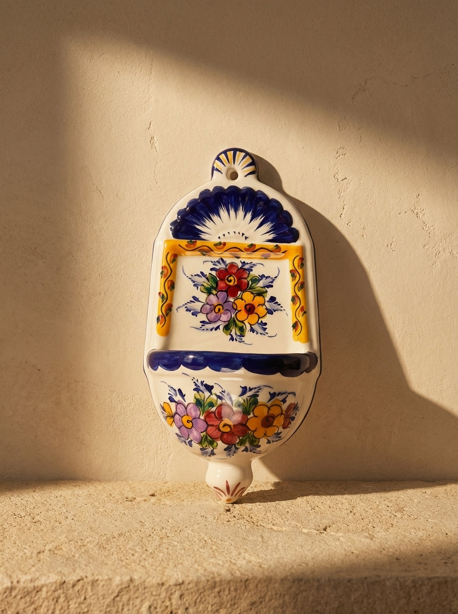 Wall Salt Box Portugal Flower (4 sizes)