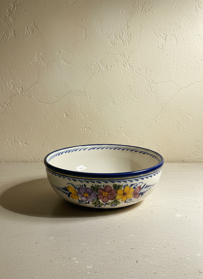 Large Bowl Portugal Flower 27 cm