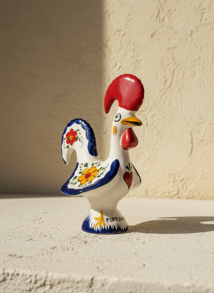 Barcelos Rooster Portugal Flower (3 sizes)
