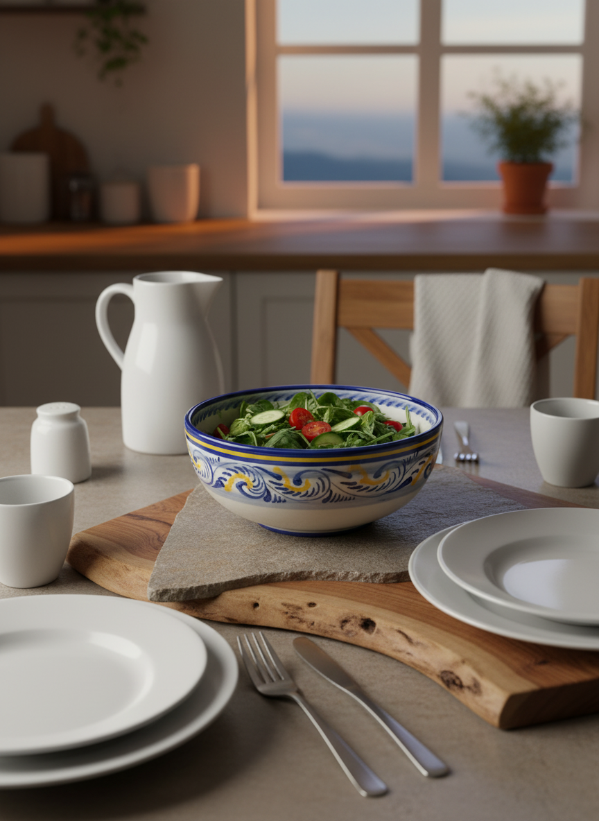 Medium Bowl Portugal Flower 17 cm