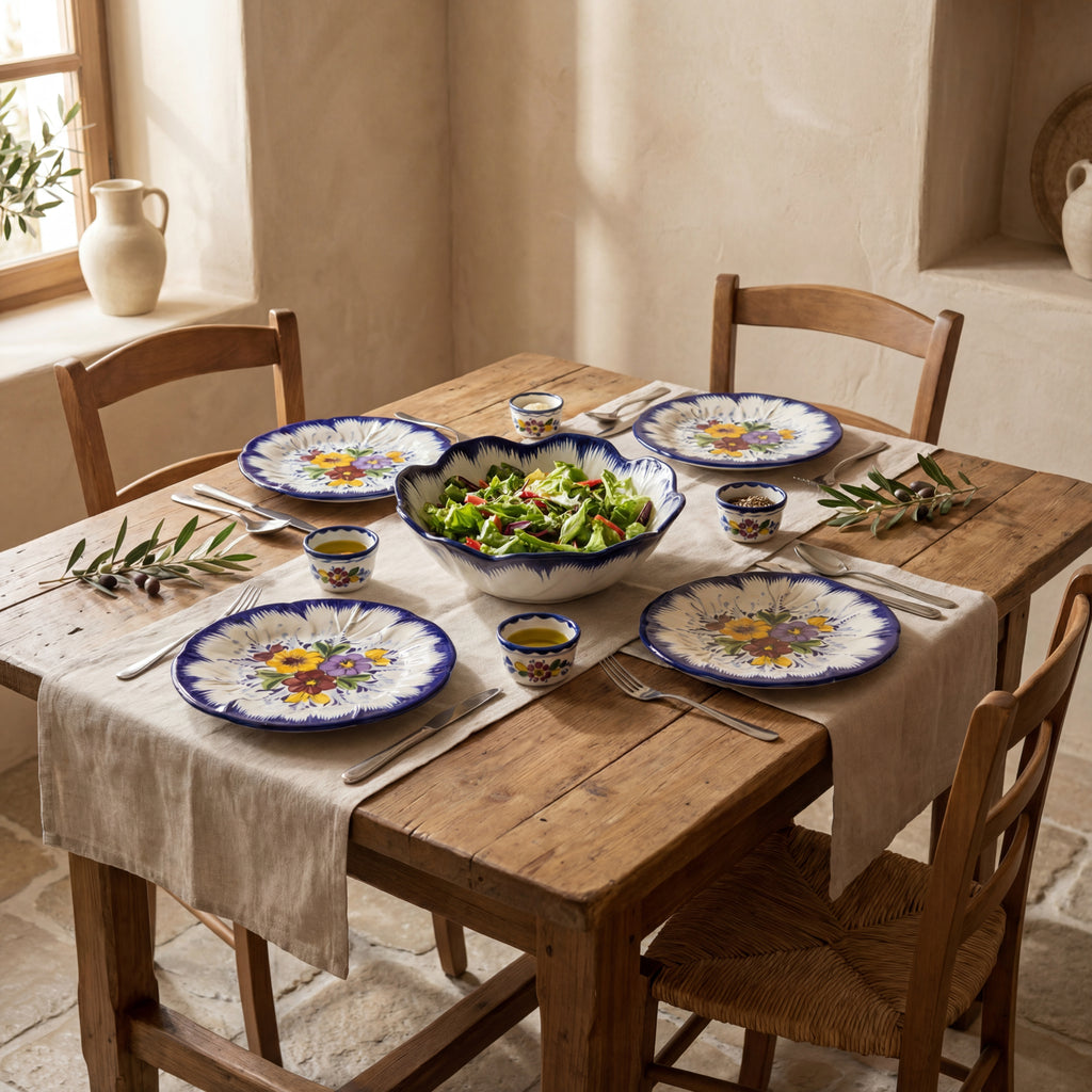 Service de table Portugal Flower