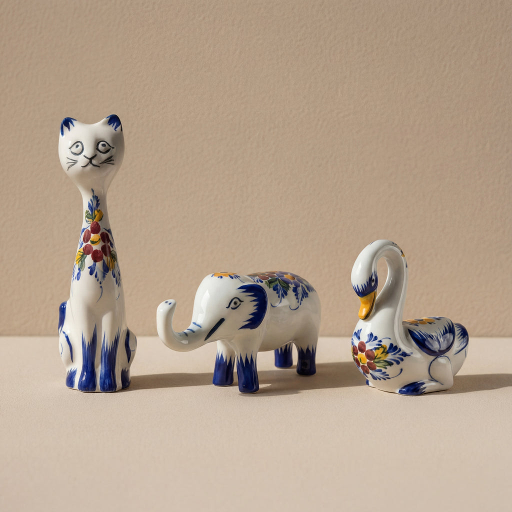Ensemble de figurines d'animaux 1 Portugal Fleur