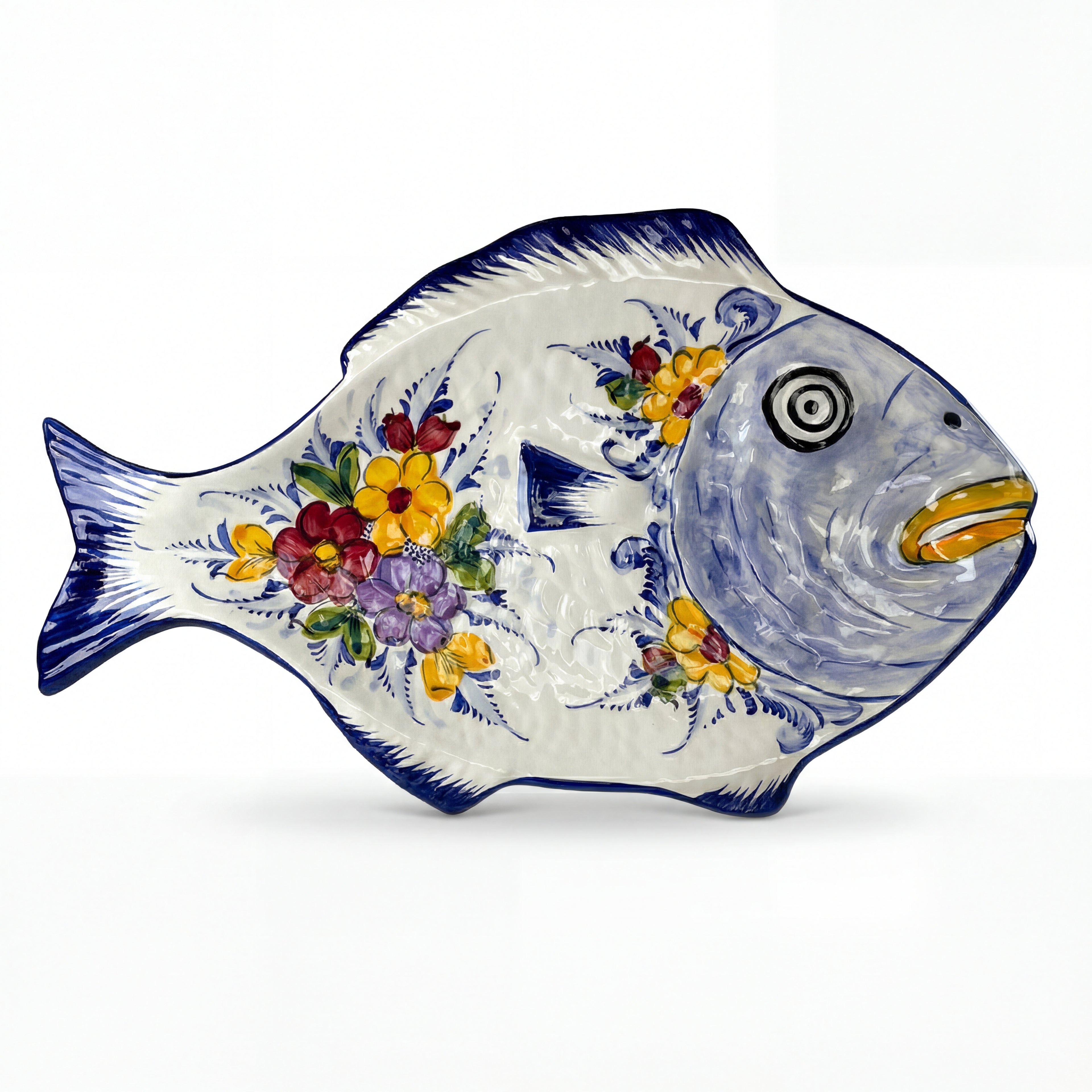 Fish Plate Portugal Flower (2 sizes)