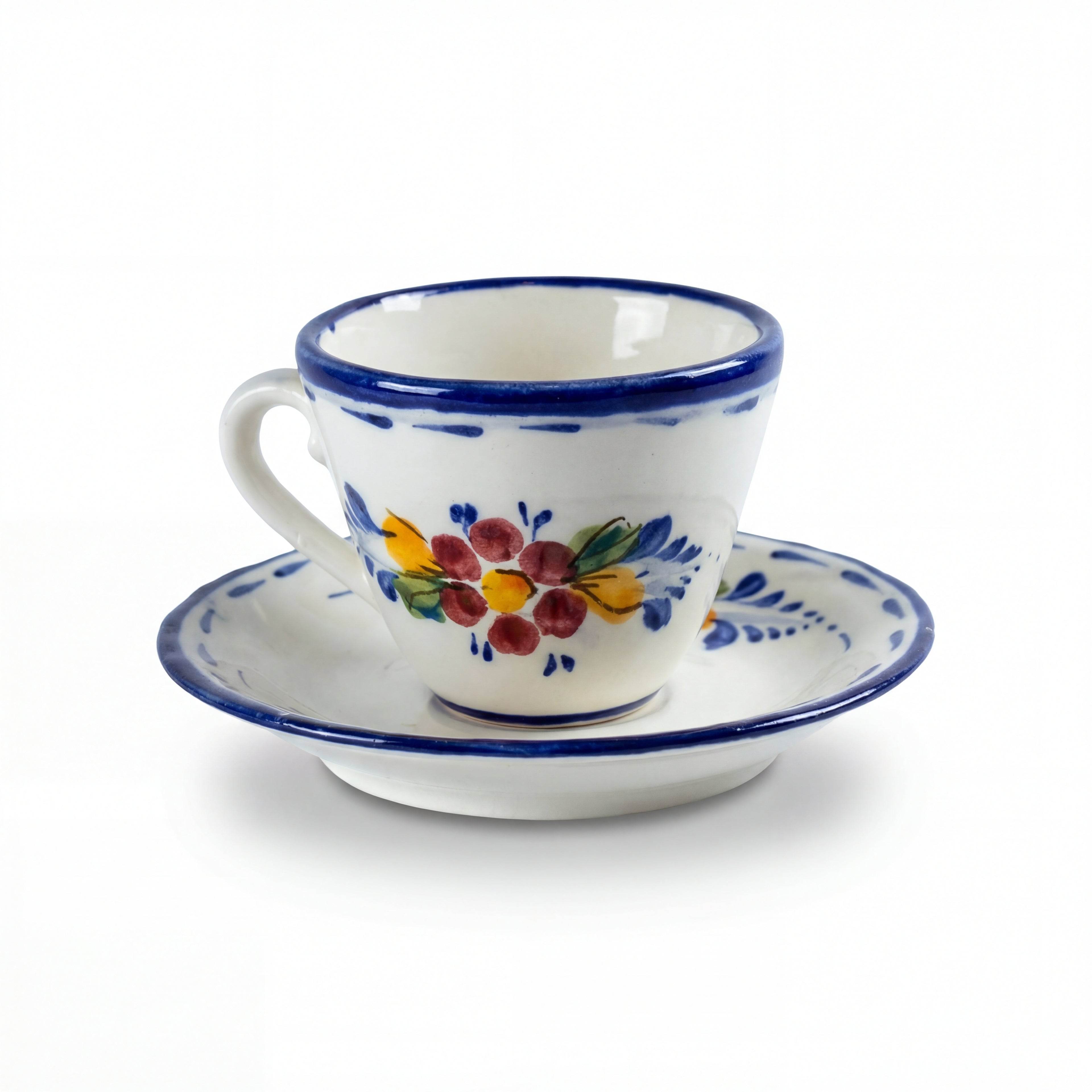 Teacup & Saucer Portugal Flower